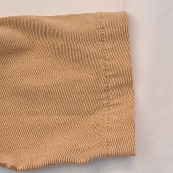 GUESS Factory womens MOTO JACKET BEIGE Size SMALL CANVAS coat **COLOR = BEIGE** - Picture 10 of 15